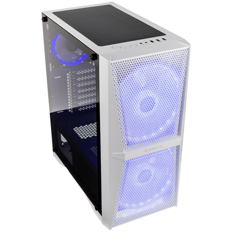 Raijintek compatible SILENOS MS Pro Midi-Tower - weiß