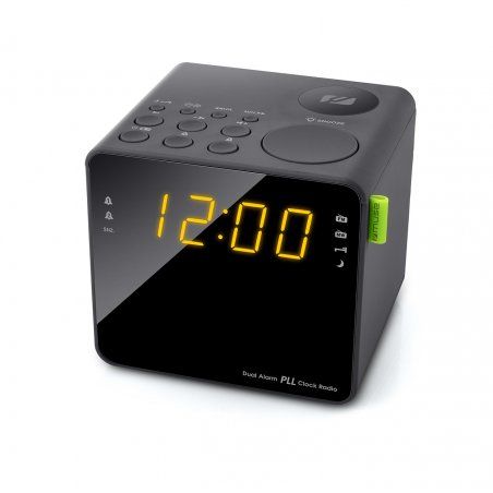 Muse M-187CR Radio portable Horloge Numérique Noir
