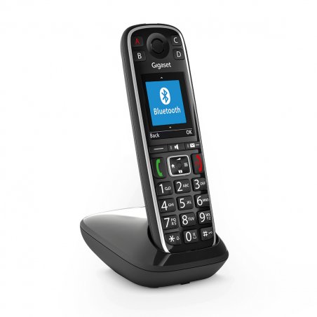 Gigaset E720 Analog/DECT telephone Caller ID Black