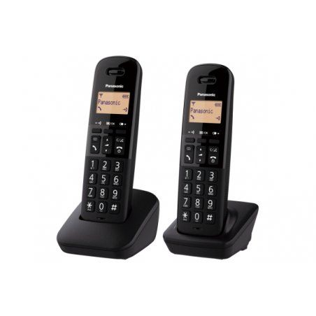 Panasonic KX-TGB612 Téléphone DECT Identification de l'appelant Noir