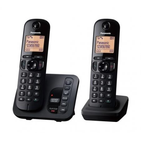 Panasonic KX-TGC222 DECT telephone Caller ID Black