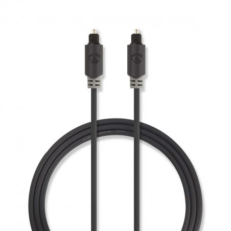 Nedis CABW25000AT10 audio cable 1 m TOSLINK Anthracite