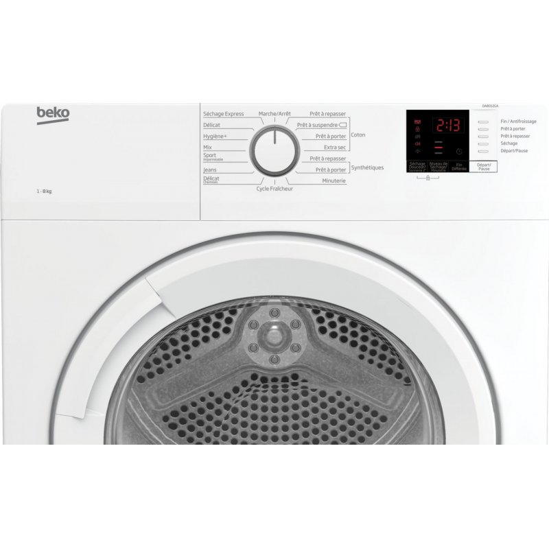 Beko DA8013PA tumble dryer Freestanding Front-load 8 kg C White