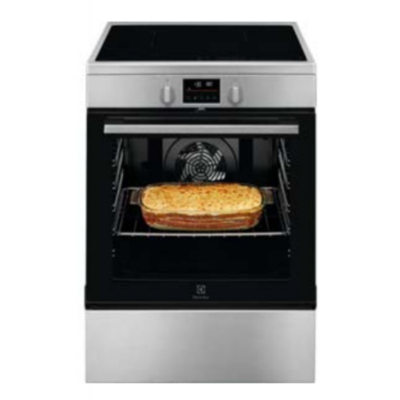 Electrolux LKI64890BX Freestanding cooker Electric Zone induction hob Stainless steel A 