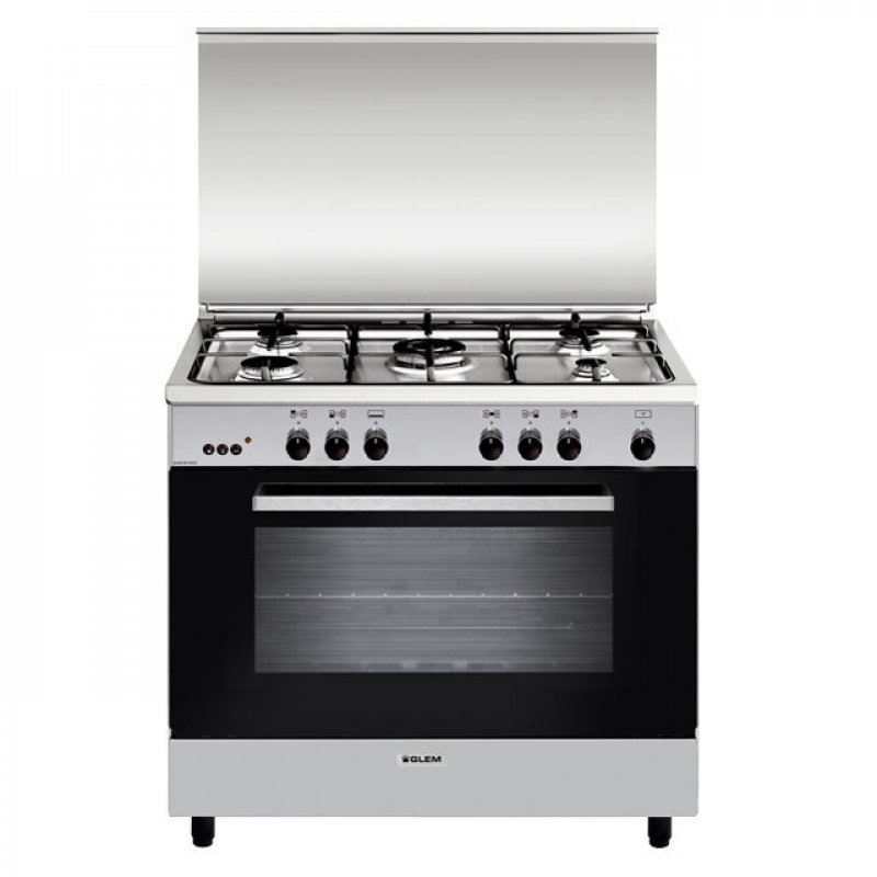 Glem Gas GA960MIX2 cooker Freestanding cooker Stainless steel A