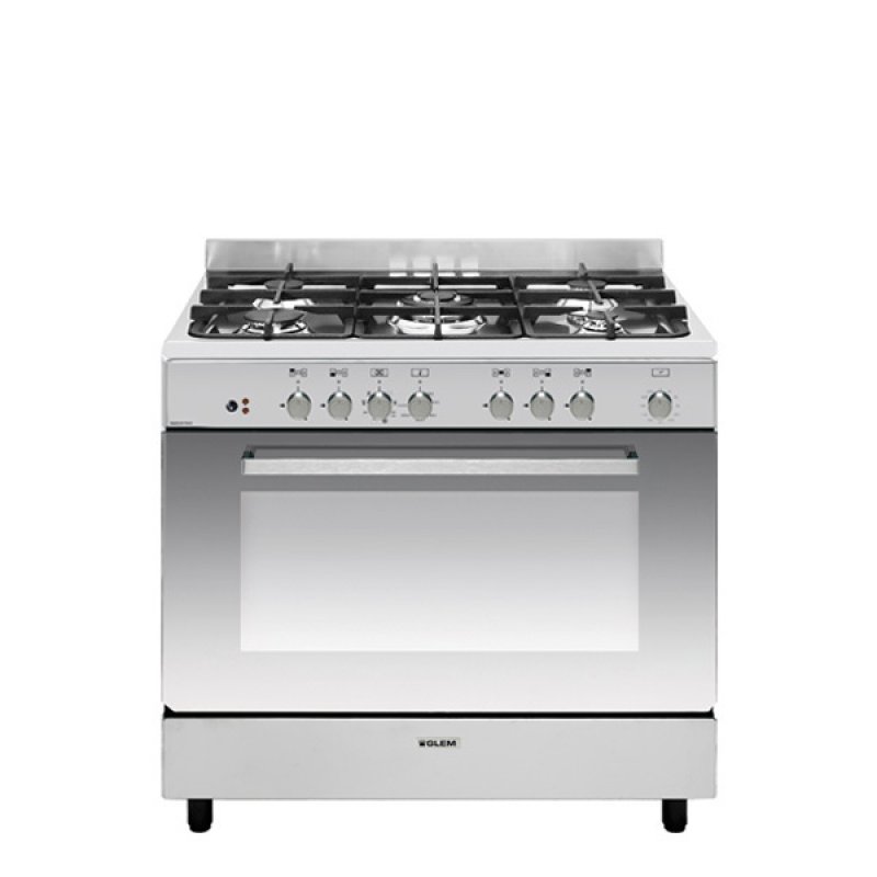 Glem Gas GE960CVIX2 four et cuisinière Gaz Acier inoxydable A