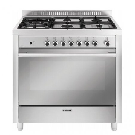 Glem Gas GX960CVIX cooker Freestanding cooker Electric Stainless steel B