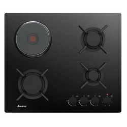 Sauter SPG3601BM plaque Noir Intégré 60 cm Combi 4 zone(s)