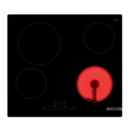 Bosch Serie 6 PKE611FN8E hob Black Built-in 60 cm Ceramic 4 zone(s)