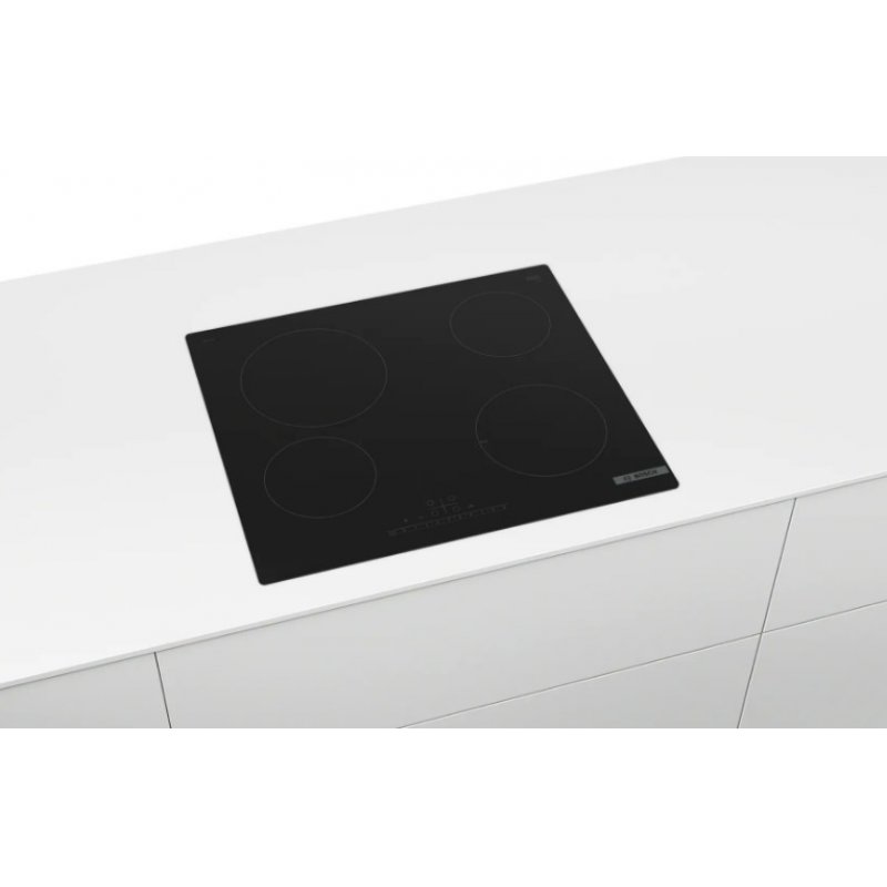 Bosch Serie 6 PKE611FN8E hob Black Built-in 60 cm Ceramic 4 zone(s)