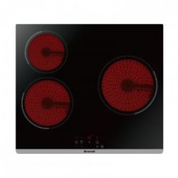 Brandt BPV6320B hob Black Built-in Ceramic 3 zone(s)