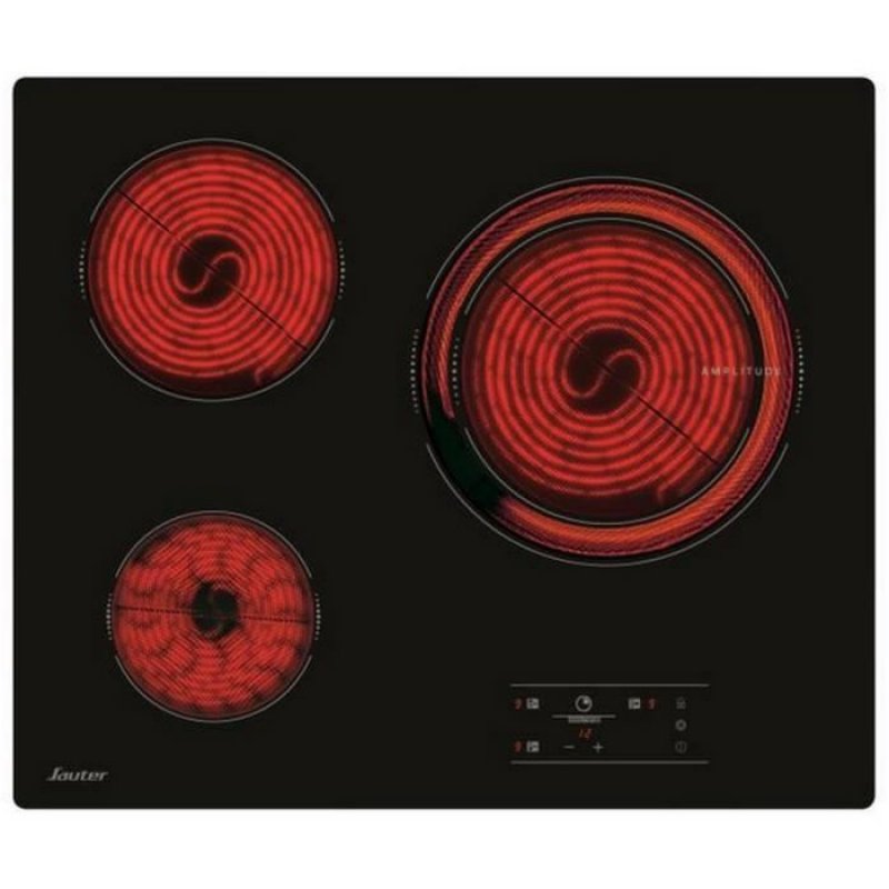 Sauter SPV4530B plaque Noir Intégré Céramique 3 zone(s)