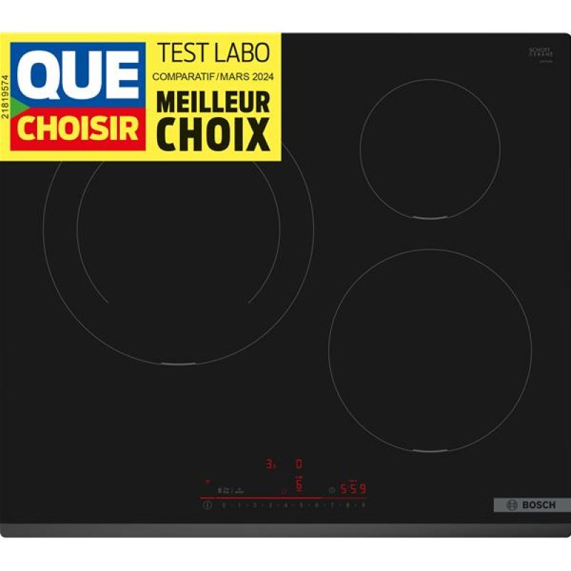 TABLE INDUCTION PIJ631HB1E L60CM 3 FOYERS