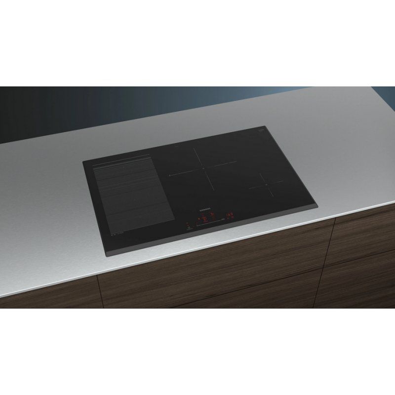 Siemens iQ700 EX851HEC1F plaque Noir Intégré 80 cm Plaque avec zone à induction 4 zone(s)
