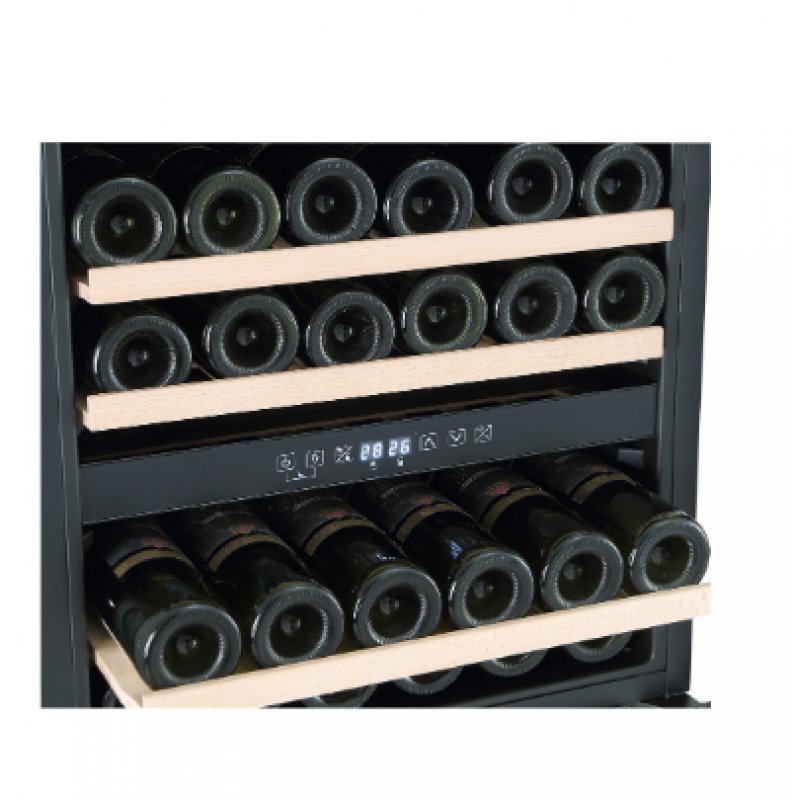 Caviss CLEN246TBE4 refroidisseur à vin Intégré Noir 46 bouteille(s)