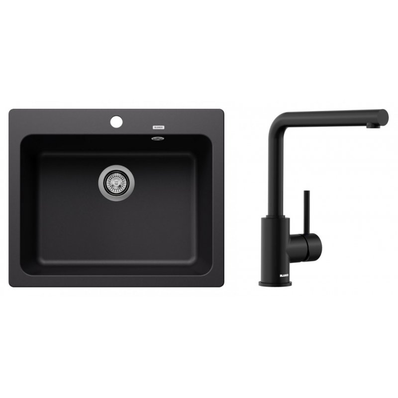 BLANCO NAYA 6 & MILA Flush-mounted sink Rectangular Stainless steel