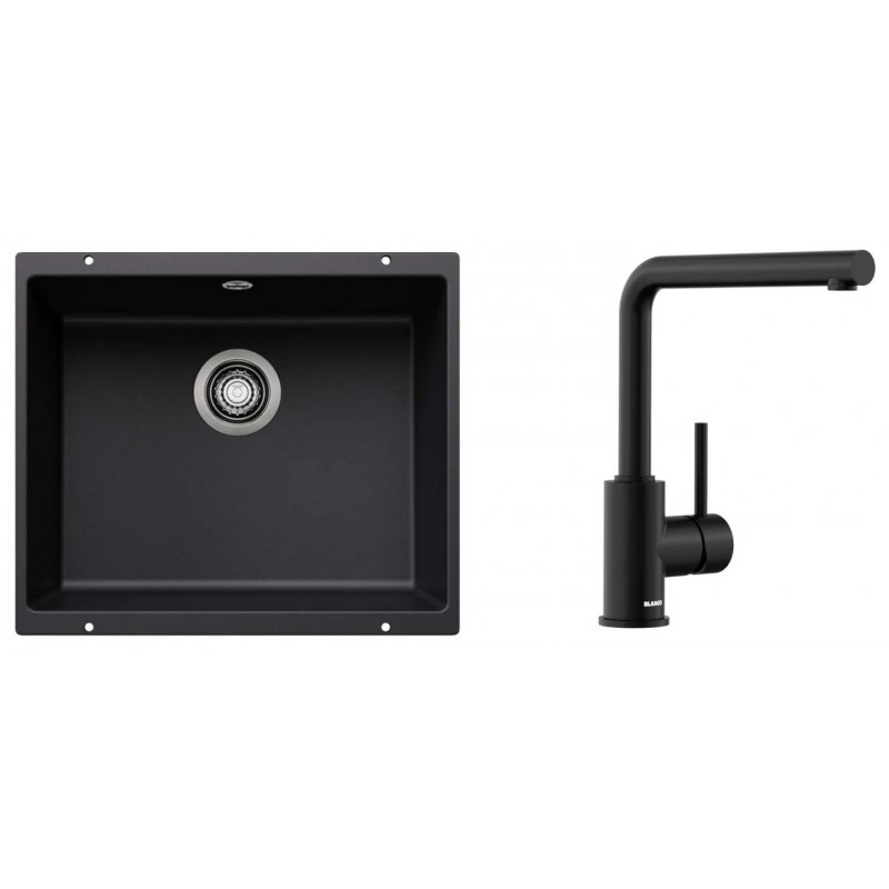 BLANCO ROTAN 500-U & MILA noir mat