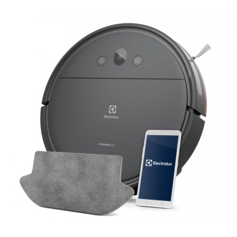 Electrolux ER61UW1DG robot vacuum 0.22 L Bagless Black