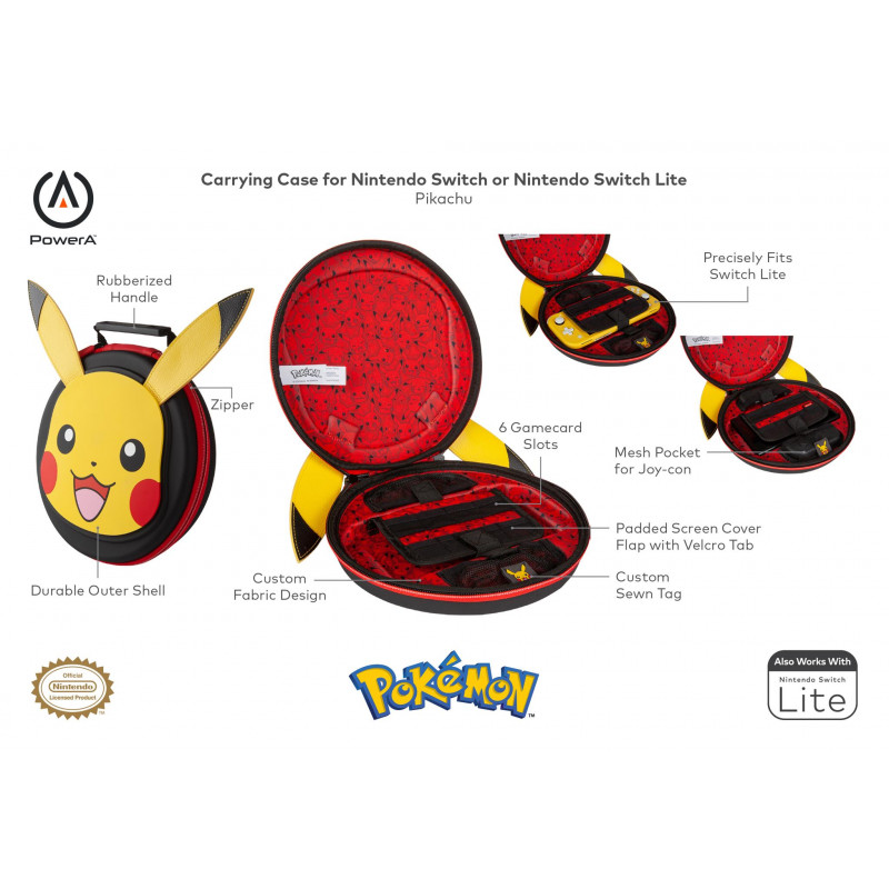 Official Nintendo Carrying Case Pokemon  - Pikachu