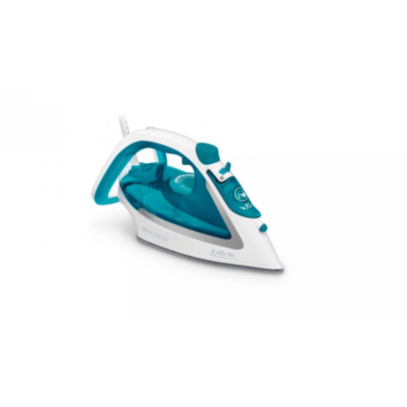 Calor FV5721C0 iron Dry & Steam iron Durilium Airglide soleplate 2400 W Blue, White