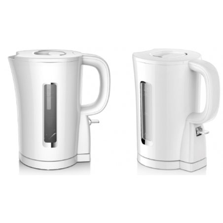 KitchenChef KSBOUIL17BLANC bouilloire 1,7 L 2200 W Noir