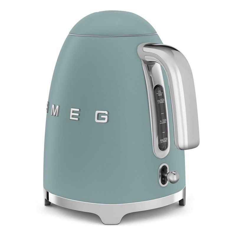 Smeg KLF03EGMEU bouilloire 1,7 L 2400 W Chrome, Vert