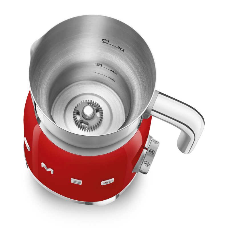 Smeg MFF11RDEU Mousseur et réchauffeur de lait Automatique Rouge