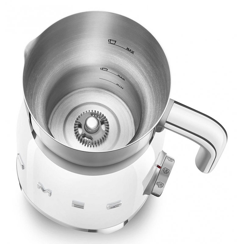 Smeg MFF11WHEU Mousseur et réchauffeur de lait Automatique Blanc