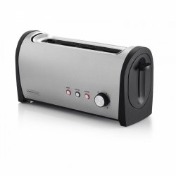 KitchenChef KST17SS toaster 6 2 slice(s) 1000 W Black, Stainless steel