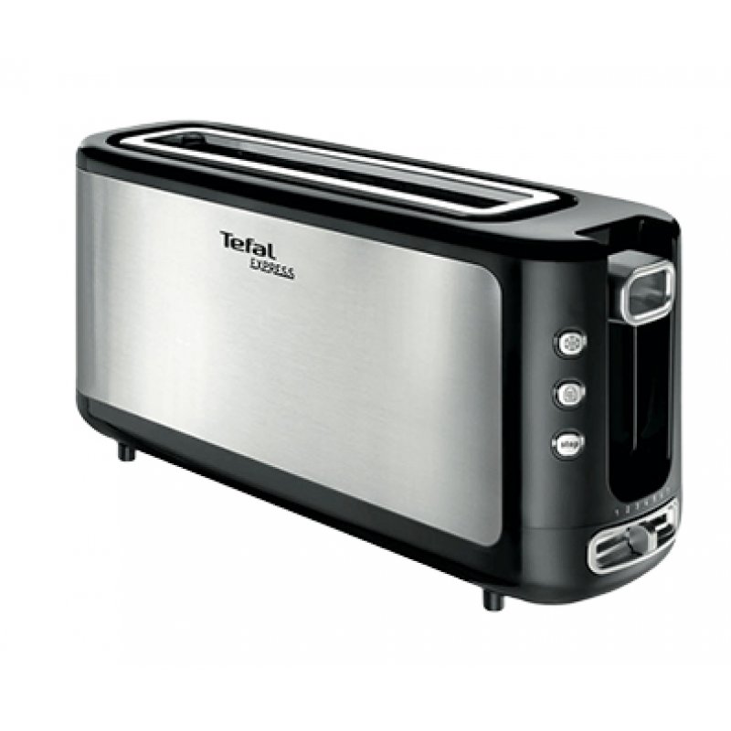 Tefal TL365ETR toaster 7 1 slice(s) 1000 W Black, Stainless steel