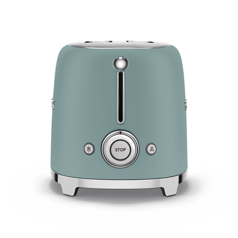 Smeg TSF01EGMEU toaster 6 2 slice(s) 950 W Chrome, Green