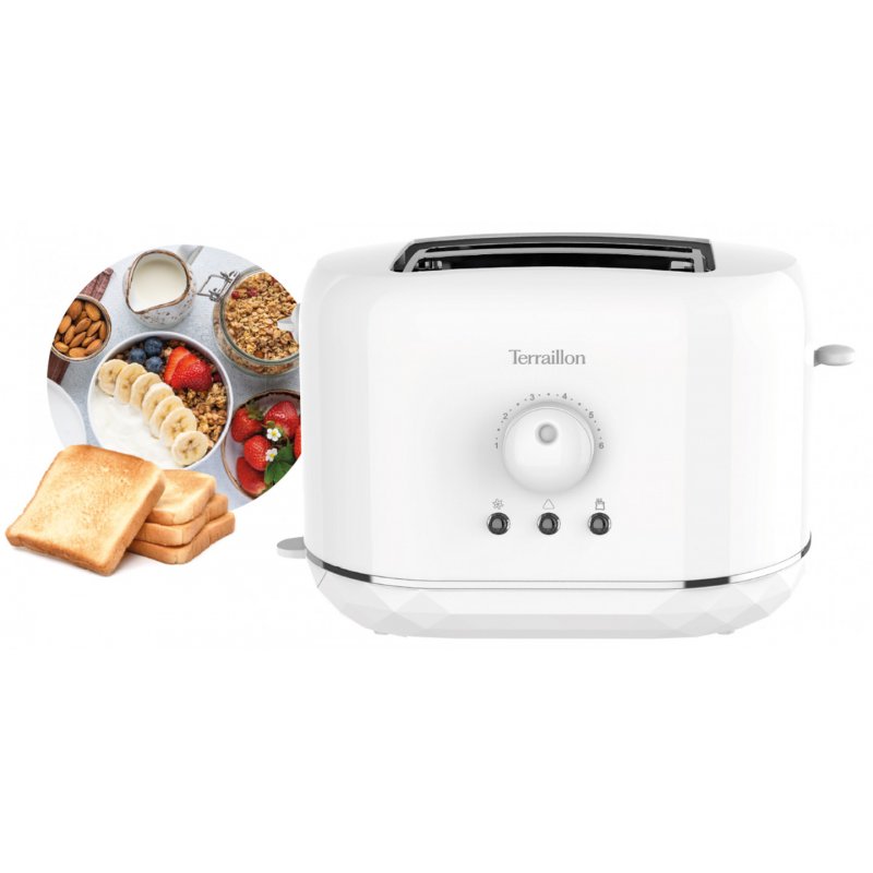 Terraillon Diamant 6 2 part(s) 870 W Blanc