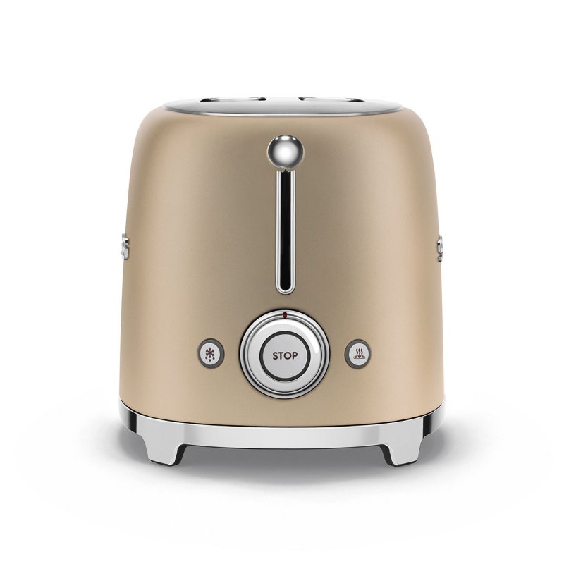 Smeg 50's Style Toaster TSF01CHMEU Champagne