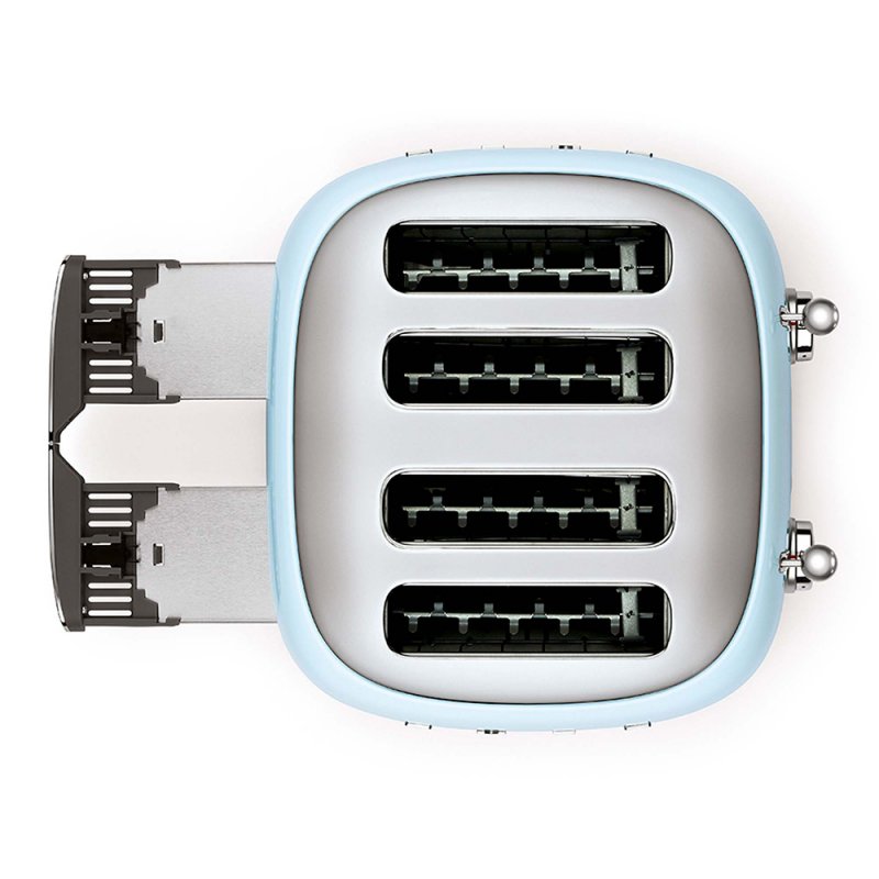 Toaster 4 tranches Bleu Azur - Années 50 - TSF03PBEU