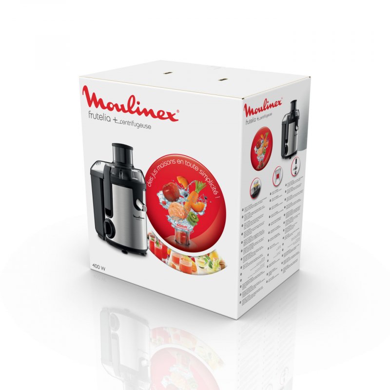 Moulinex JU420D10 juice maker Centrifugal juicer 400 W Stainless steel