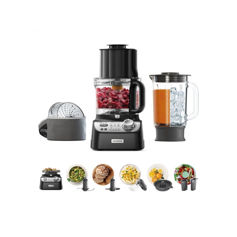 Kenwood FDM72.990BK food processor 1000 W 3 L Black Built-in scales