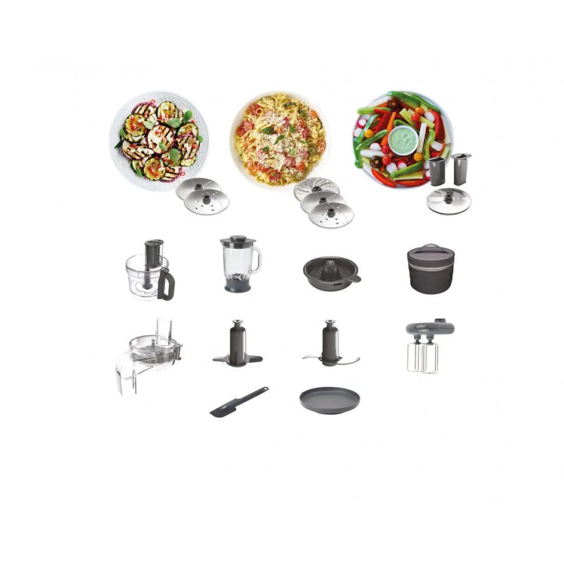 Kenwood FDM72.990SS food processor 3 L Stainless steel Built-in scales