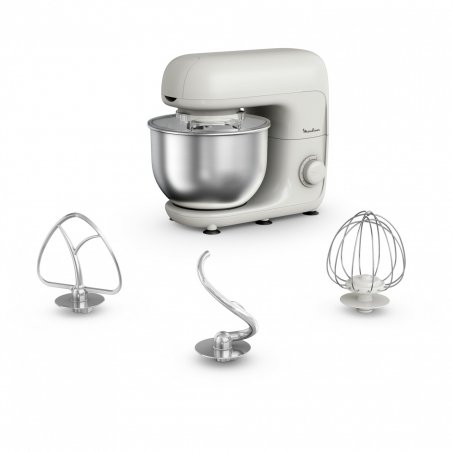 Moulinex QA160110 mixer Stand mixer 800 W White, Grey