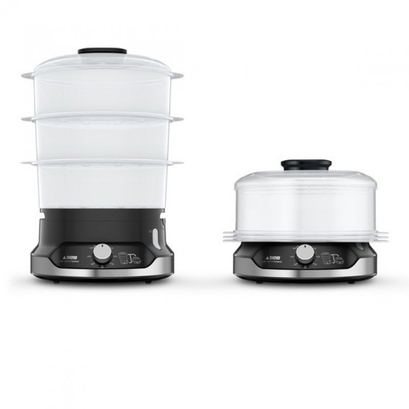 SEB VC204800 steam cooker 3 basket(s) 800 W Black