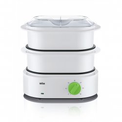 Braun FS 3000 cuiseur vapeur 2 Nombre de paniers Comptoir 850 W Vert, Blanc