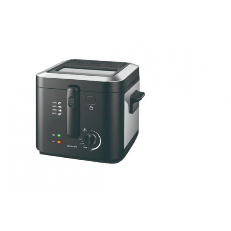 Brandt FRI25X2 fryer Single 2.5 L Stand-alone 1600 W Deep fryer Black, Stainless steel