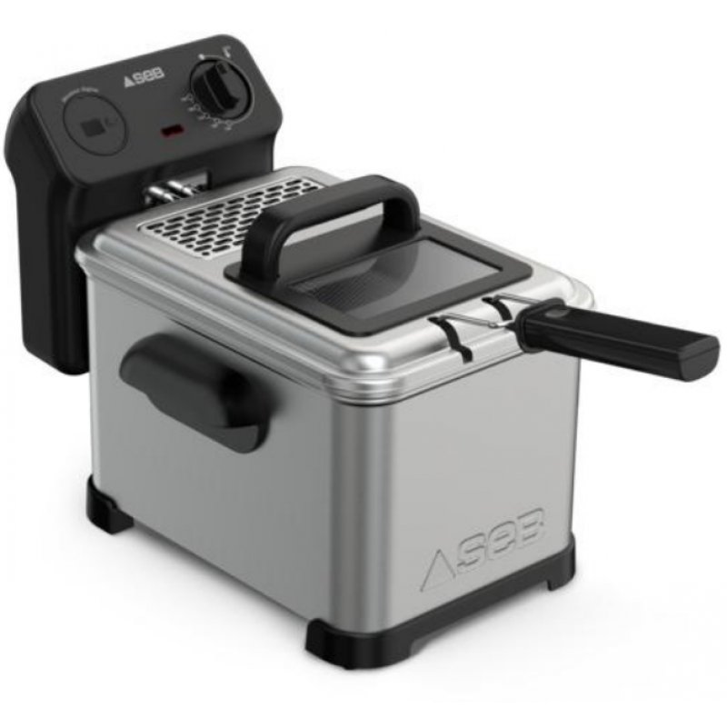 SEB FR506D00 fryer Single Stand-alone 2200 W Deep fryer Black, Stainless steel