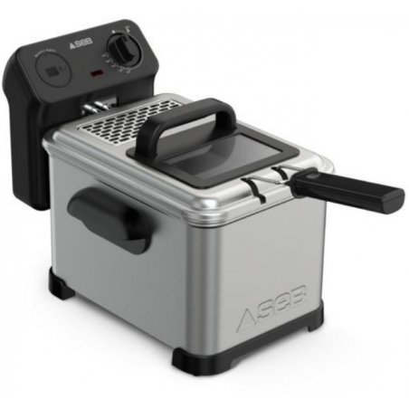 SEB FR506D00 fryer Single Stand-alone 2200 W Deep fryer Black, Stainless steel