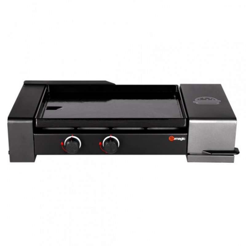 Somagic So Burger Grill Rectangulaire propane/butane Noir 5660 W