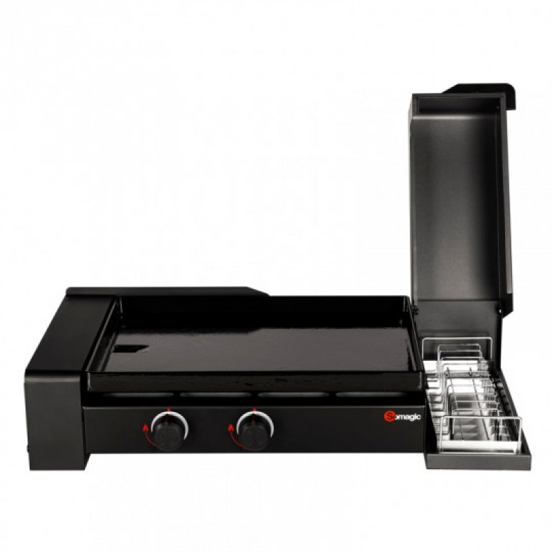 Somagic So Burger Grill Rectangulaire propane/butane Noir 5660 W