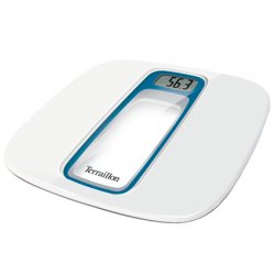 Terraillon 14119 personal scale Square Blue, Silver Electronic personal scale