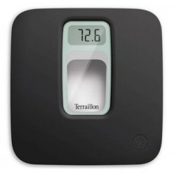 Terraillon 15244 balance Carré Noir Pèse-personne électronique