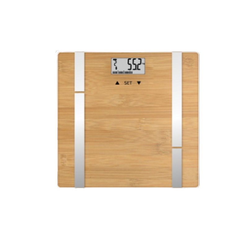 Terraillon BAMBOO FIT Carré Bambou Pèse-personne électronique