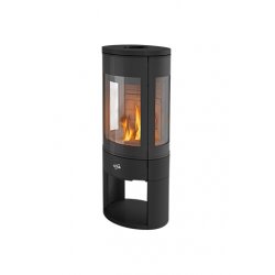 Godin ROSNAY Pose libre Bois de chauffage Noir