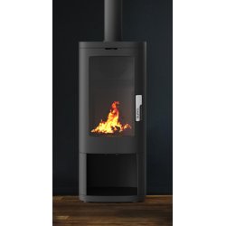 Supra FR9016200B stove Freestanding Firewood Black